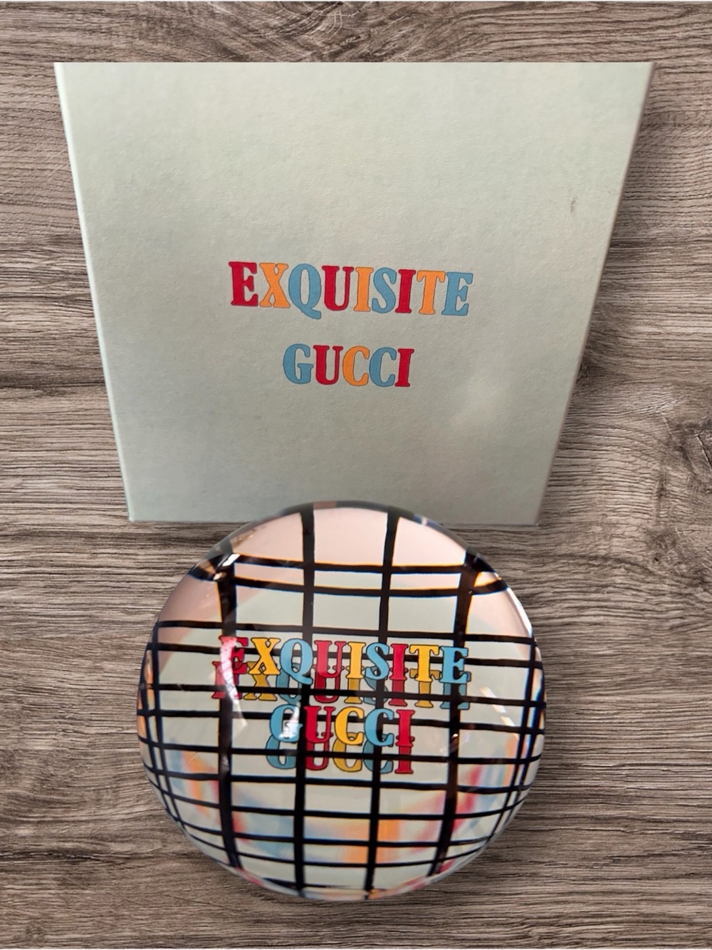 Gucci Paperweight “Exquisite Gucci”